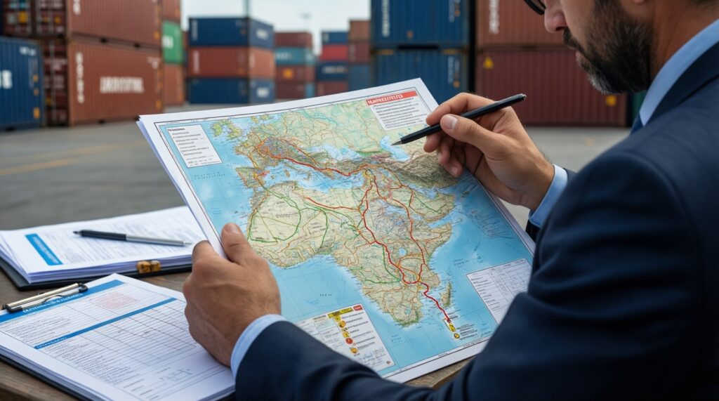 Практика запросов ставок: шаблон RFQ для фрахта, портового и ж/д экспедирования и агентирования - иллюстрация