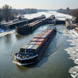 Сезонность на Дунае: как уровни воды, шлюзы и лед меняют ставки и сроки доставки