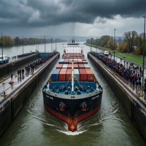 Сезонность на Дунае: как уровень воды, шлюзы и погодные окна меняют ставки фрахта