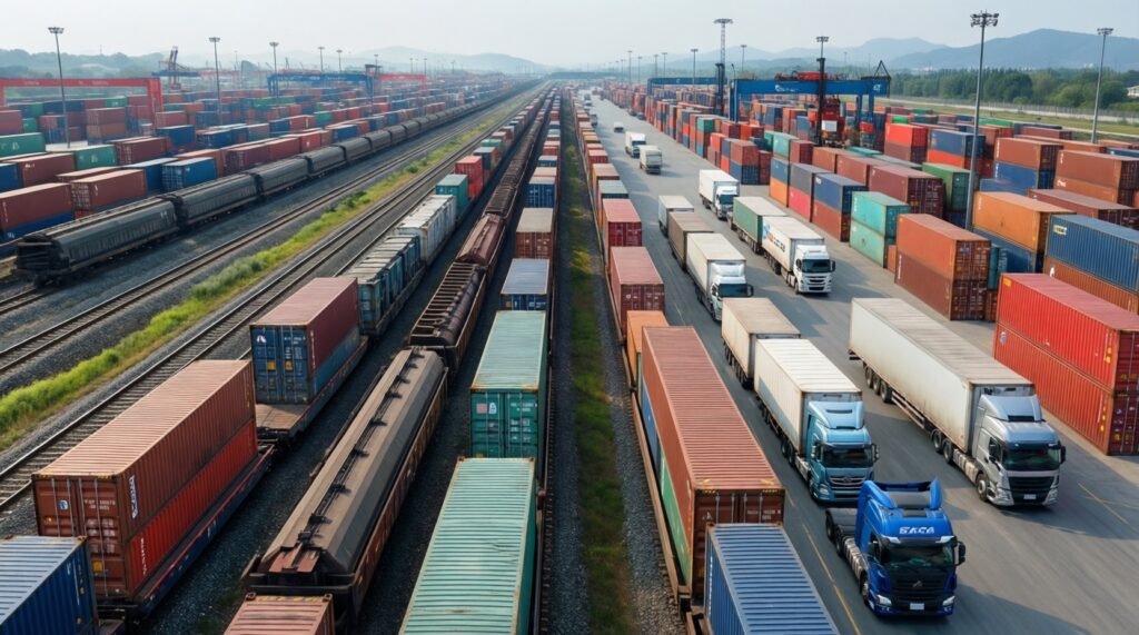 Сравнение маршрутов по СНГ: прямой ЖД vs мультимодал - где дешевле и где надежнее - иллюстрация