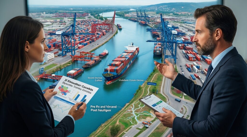 Сравнение маршрутов: Дунай vs автодоставка vs ж/д - где реально выгоднее - иллюстрация