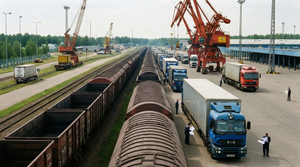 Как выбирать маршрут по СНГ: прямые/через стыки, смена колеи, погранпереходы и их влияние на цену - иллюстрация